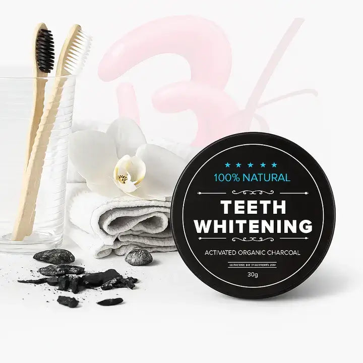Blanqueador Dental de Carbón Activo Vegano | Sonrisa Natural y Radiante | BeautyFashion