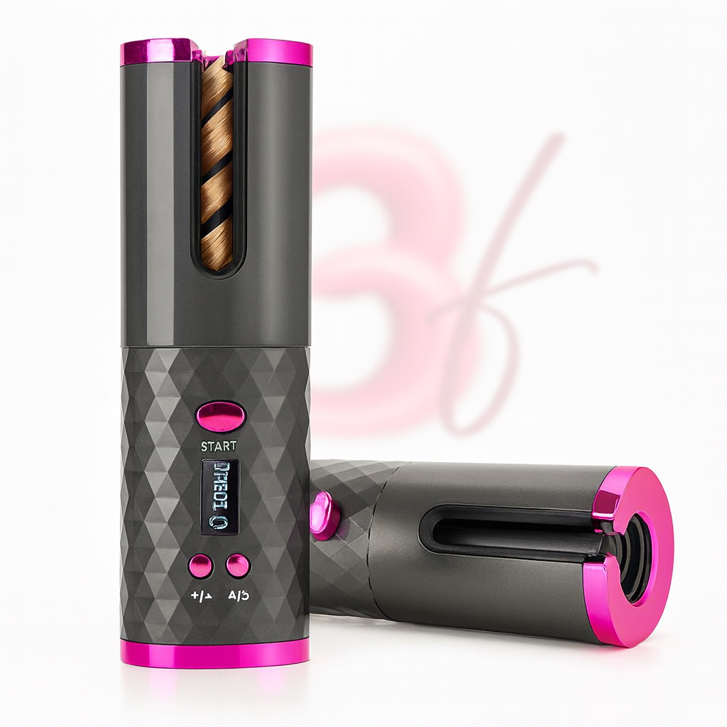 Rizador de Pelo Automático Inalámbrico – Libertad Total para Peinados Perfectos | BeautyFashion