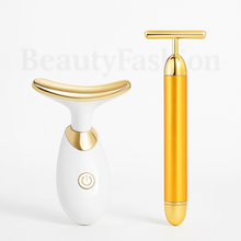 Cargar imagen en el visor de la galería, Pack Ahorro Masajeador Facial + Cuello BeautyFashion | Rejuvenece y Reafirma tu Piel
